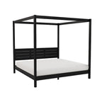 Lit double King Size à baldaquin minimaliste