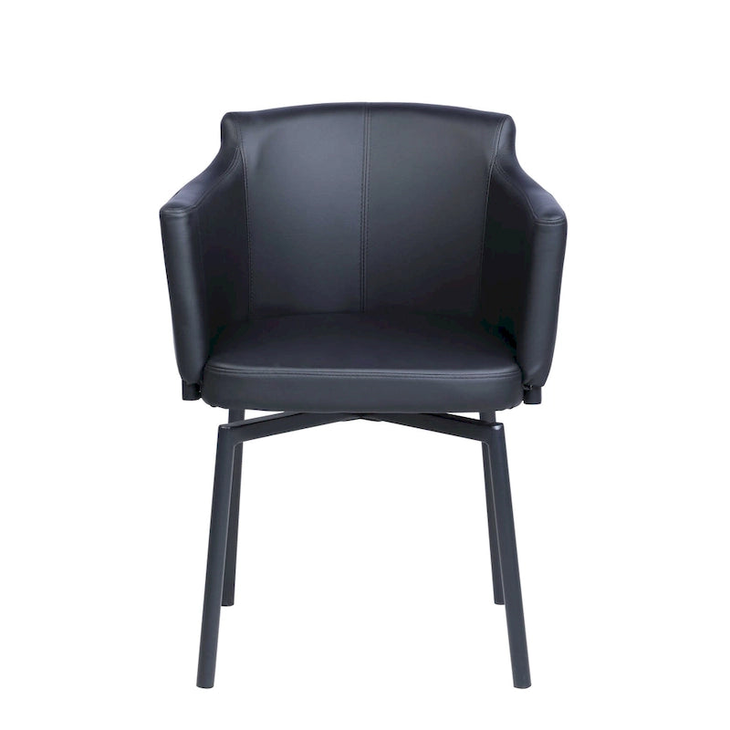 Fauteuil Club Moderne Somette avec Pivot à Mémoire, Lot de 2