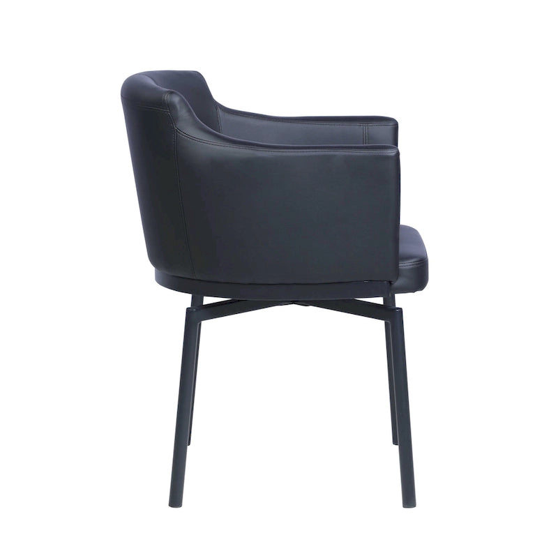 Fauteuil Club Moderne Somette avec Pivot à Mémoire, Lot de 2