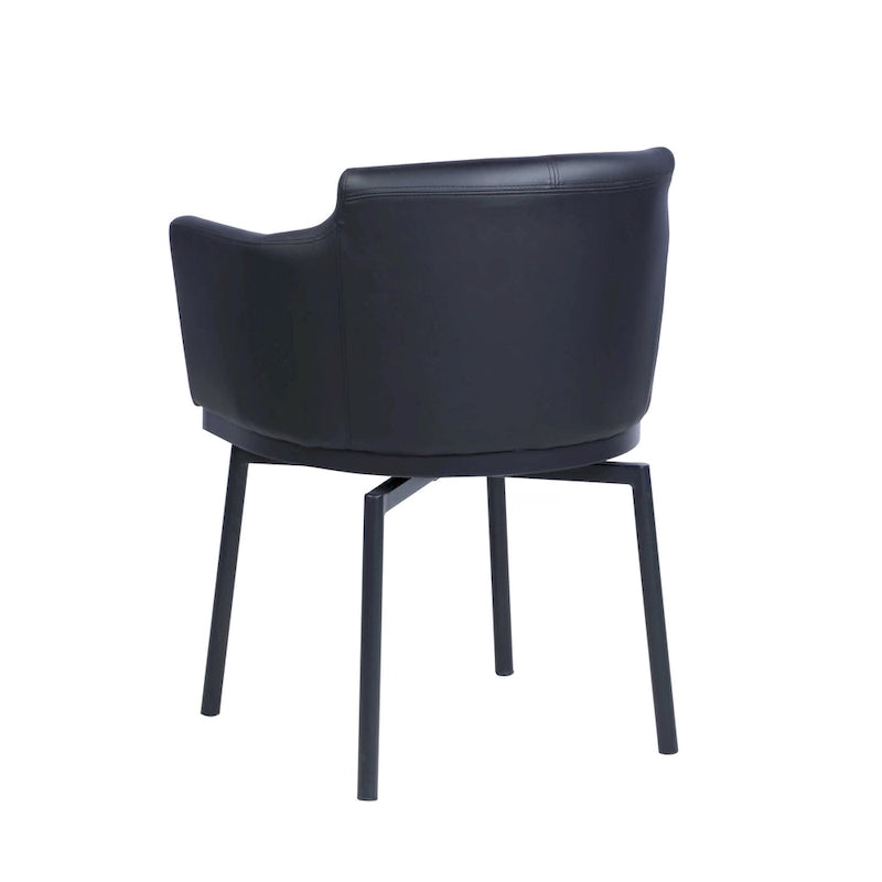 Fauteuil Club Moderne Somette avec Pivot à Mémoire, Lot de 2