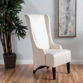 Chaise de salle à manger Callie à dossier haut en tissu par - 23.25 L x 28.75 l x 46.25 H