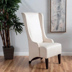 Chaise de salle à manger Callie à dossier haut en tissu par - 23.25 L x 28.75 l x 46.25 H