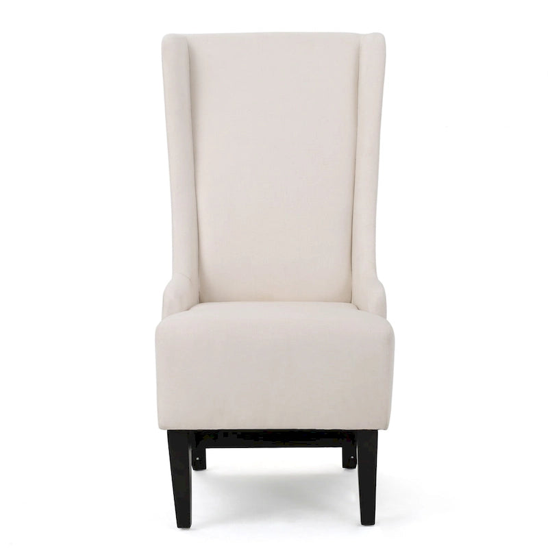 Chaise de salle à manger Callie à dossier haut en tissu par - 23.25 L x 28.75 l x 46.25 H