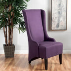 Chaise de salle à manger Callie à dossier haut en tissu par - 23.25 L x 28.75 l x 46.25 H