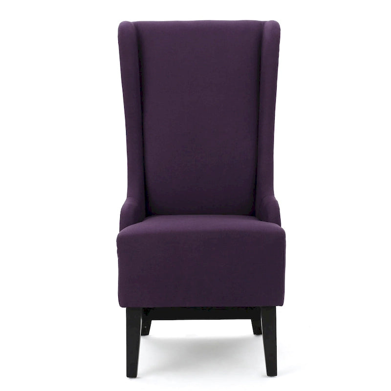 Chaise de salle à manger Callie à dossier haut en tissu par - 23.25 L x 28.75 l x 46.25 H