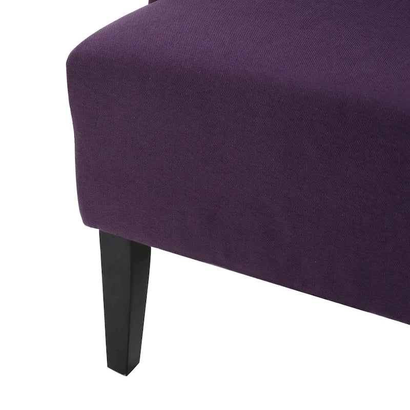 Chaise de salle à manger Callie à dossier haut en tissu par - 23.25 L x 28.75 l x 46.25 H