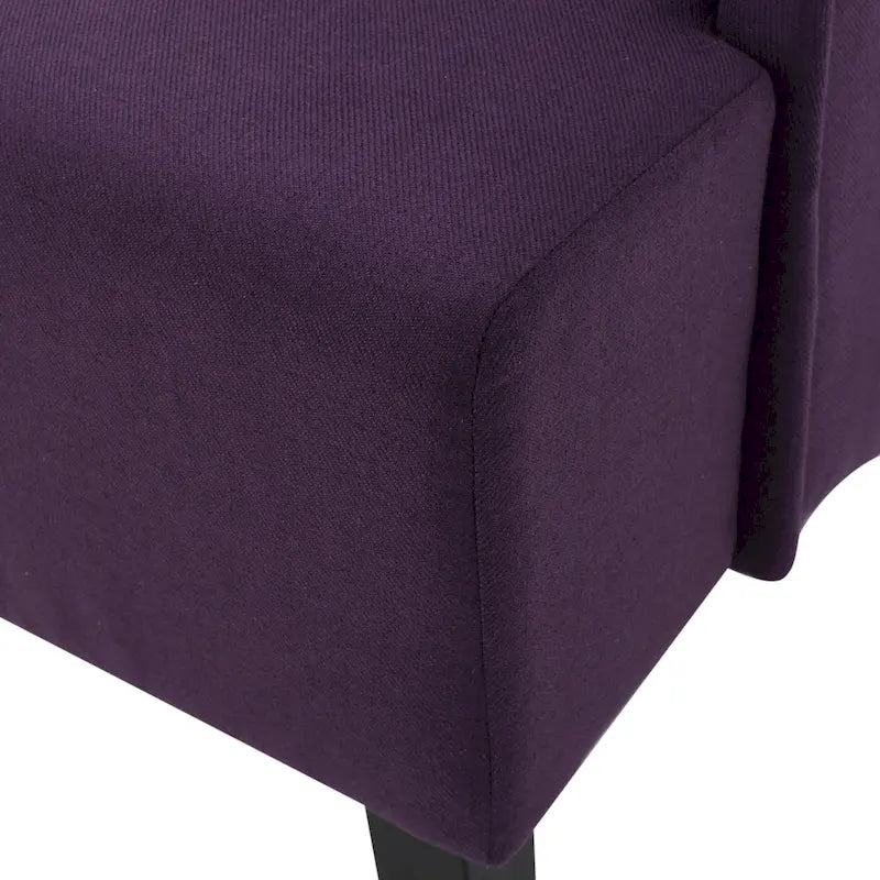 Chaise de salle à manger Callie à dossier haut en tissu par - 23.25 L x 28.75 l x 46.25 H