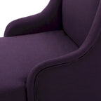 Chaise de salle à manger Callie à dossier haut en tissu par - 23.25 L x 28.75 l x 46.25 H