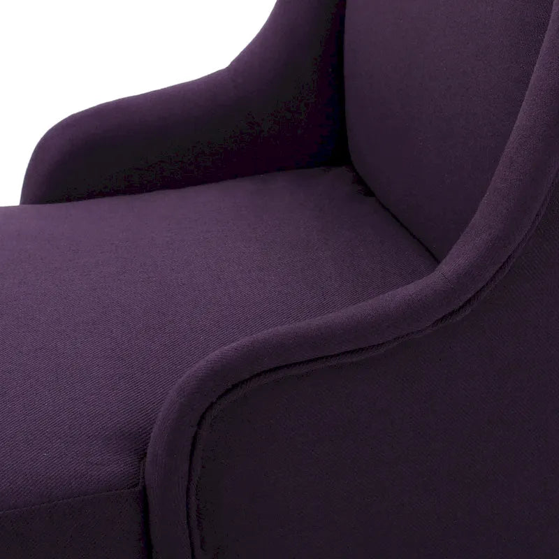 Chaise de salle à manger Callie à dossier haut en tissu par - 23.25 L x 28.75 l x 46.25 H
