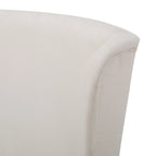 Chaise de salle à manger Callie à dossier haut en tissu par - 23.25 L x 28.75 l x 46.25 H
