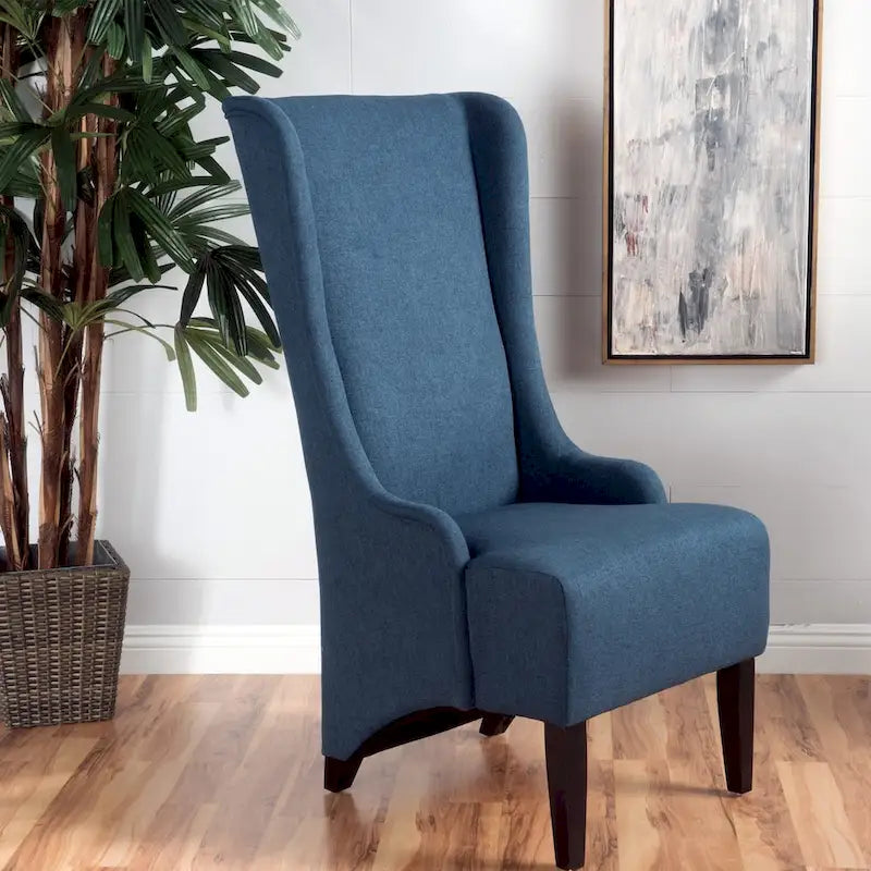 Chaise de salle à manger Callie à dossier haut en tissu par - 23.25 L x 28.75 l x 46.25 H