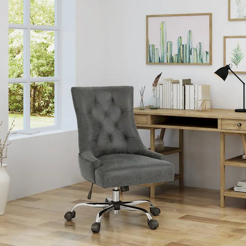 Chaise de bureau capitonnée contemporaine Americo