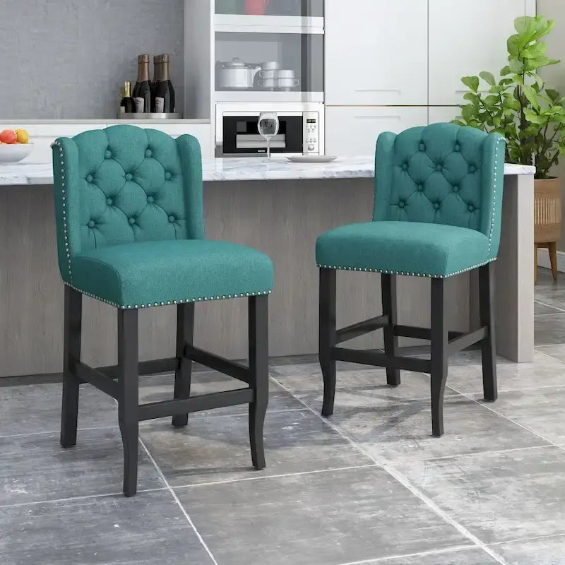 Tabouret de comptoir Foxcroft Wingback
