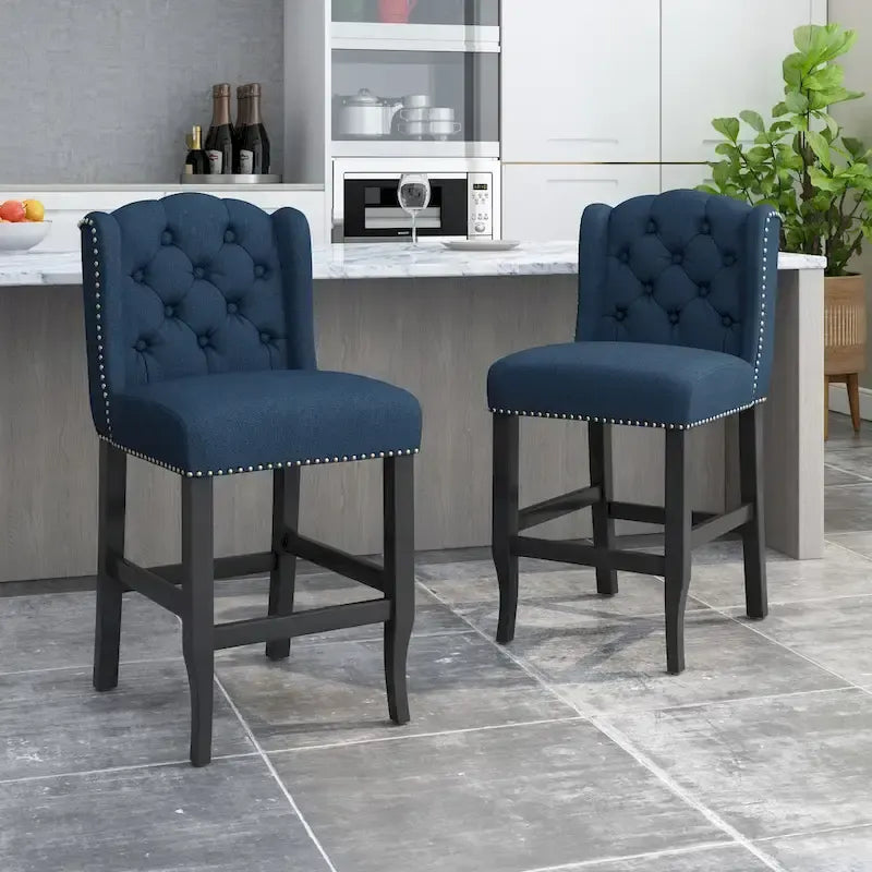 Foxcroft Wingback Counter Stool (Set of 2) by 