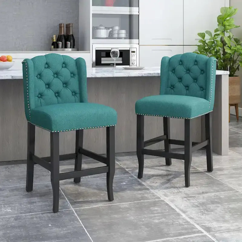 Tabouret de comptoir Foxcroft Wingback