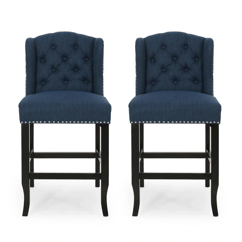 Tabouret de comptoir Foxcroft Wingback