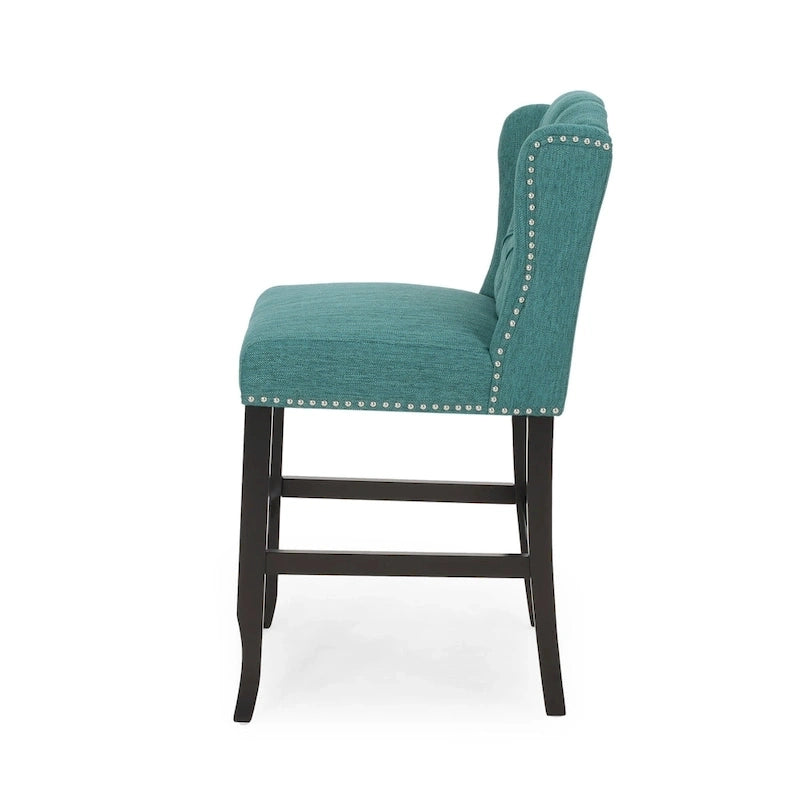 Tabouret de comptoir Foxcroft Wingback