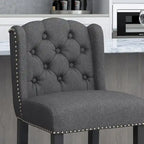 Tabouret de comptoir Foxcroft Wingback