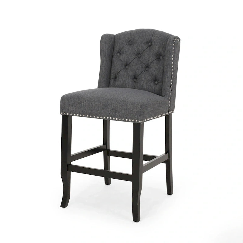 Tabouret de comptoir Foxcroft Wingback