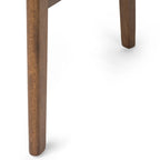 Chaises de salle à manger en bois avec revêtement en tissu
