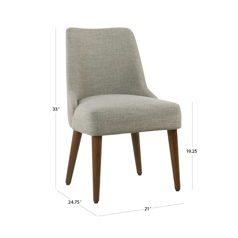 Chaise de salle à manger moderne HomePop Hemet Gayle rembourrée