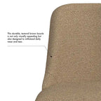 Chaise de salle à manger moderne HomePop Hemet Gayle rembourrée