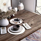 Table de salle à manger Sevo Midcentury Modern marron 149,86 cm