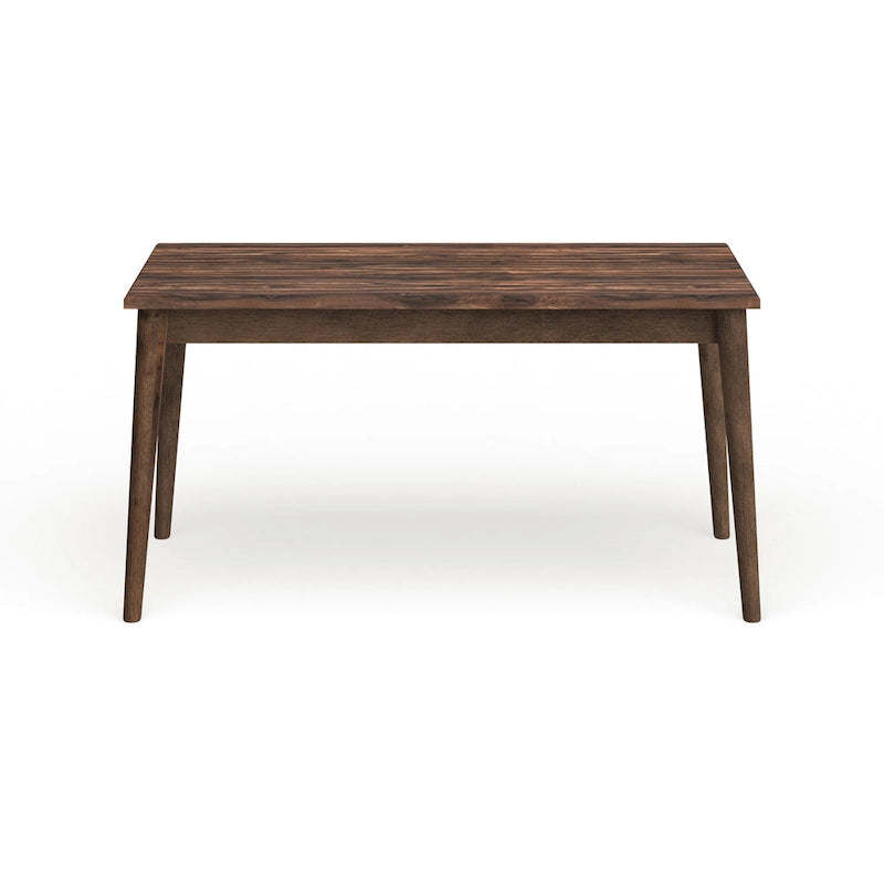 Table de salle à manger Sevo Midcentury Modern marron 149,86 cm