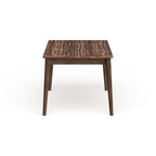 Table de salle à manger Sevo Midcentury Modern marron 149,86 cm