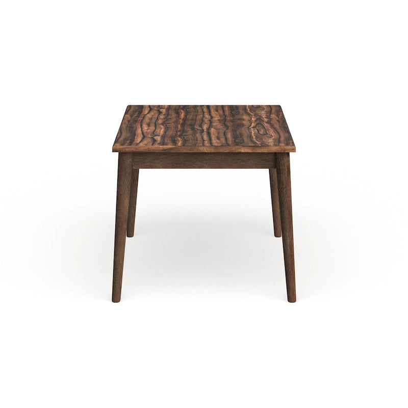 Table de salle à manger Sevo Midcentury Modern marron 149,86 cm