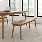  Mid-Century Modern Dining Bench - 59
