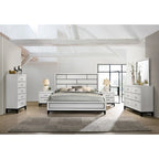  Stout White Panel Deluxe 6-piece Bedroom Set