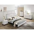 Ensemble de chambre à coucher 6 pièces Stout White Panel Deluxe