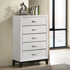 Ensemble de chambre à coucher 6 pièces Stout White Panel Deluxe