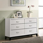 Ensemble de chambre à coucher 6 pièces Stout White Panel Deluxe