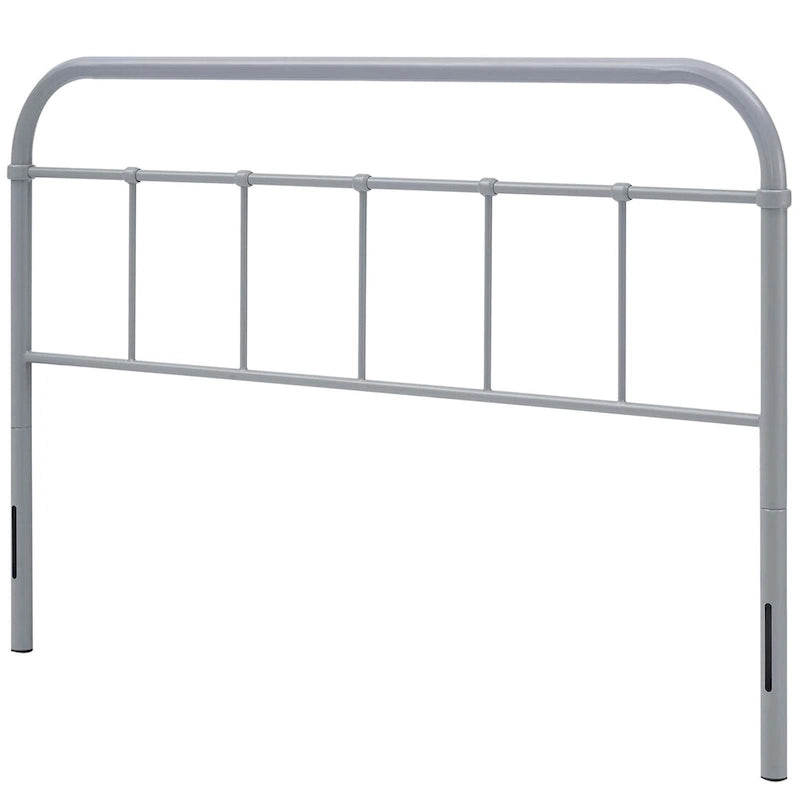 Tête de lit en métal gris Lomita Classic King Size