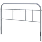 Tête de lit en métal gris Lomita Classic King Size