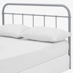 Tête de lit en métal gris Lomita Classic King Size