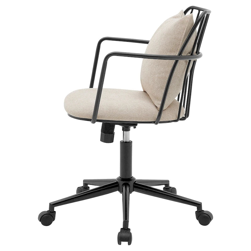 Chaise de bureau en tissu Edison KD