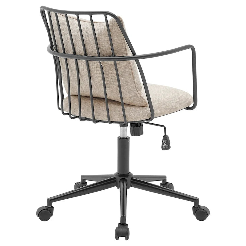 Chaise de bureau en tissu Edison KD