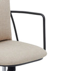 Chaise de bureau en tissu Edison KD
