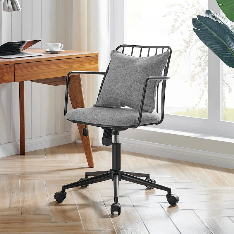 Chaise de bureau en tissu Edison KD