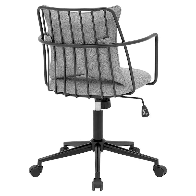 Chaise de bureau en tissu Edison KD