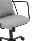 Chaise de bureau en tissu Edison KD