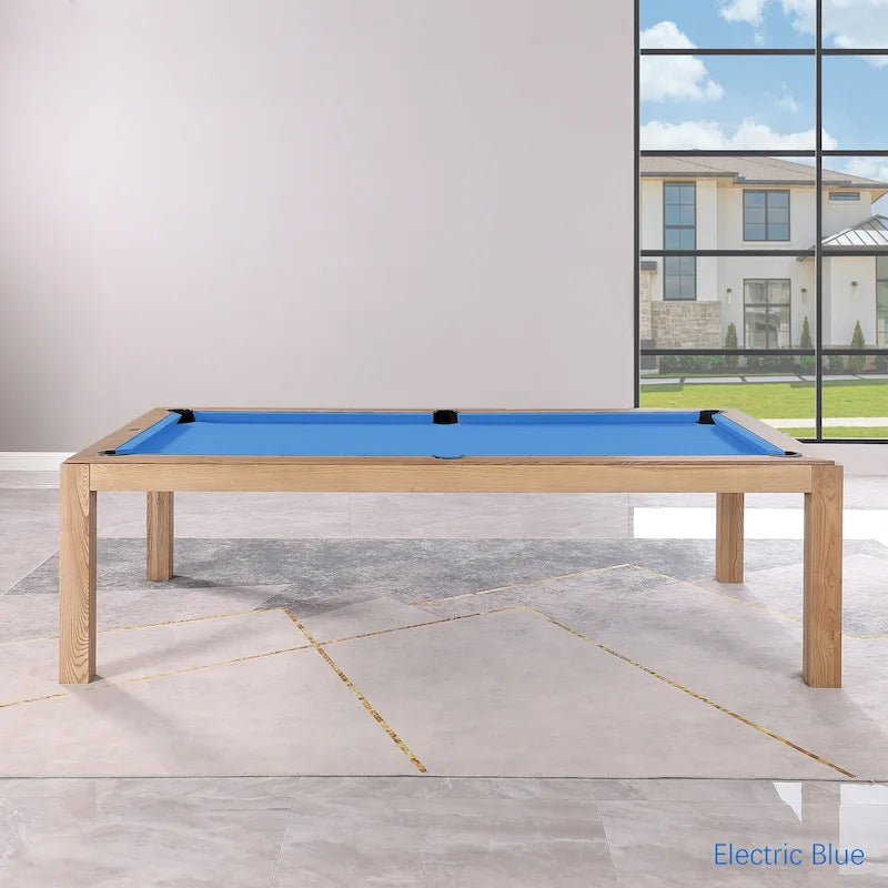 Table de billard convertible en table à manger Olivia 8 pieds Vintage Ash