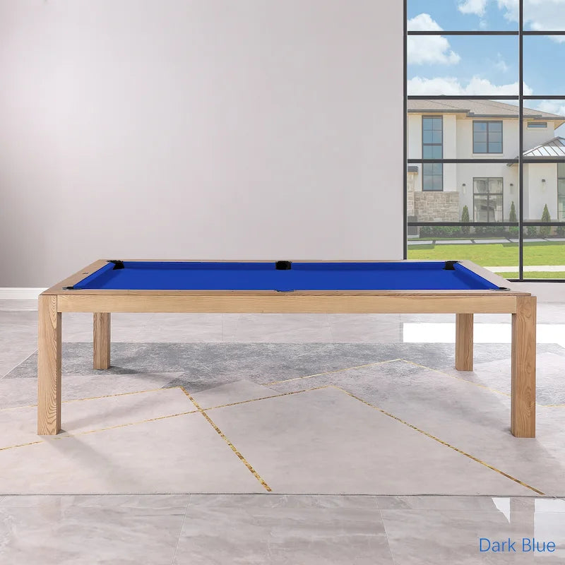 Table de billard convertible en table à manger Olivia 8 pieds Vintage Ash