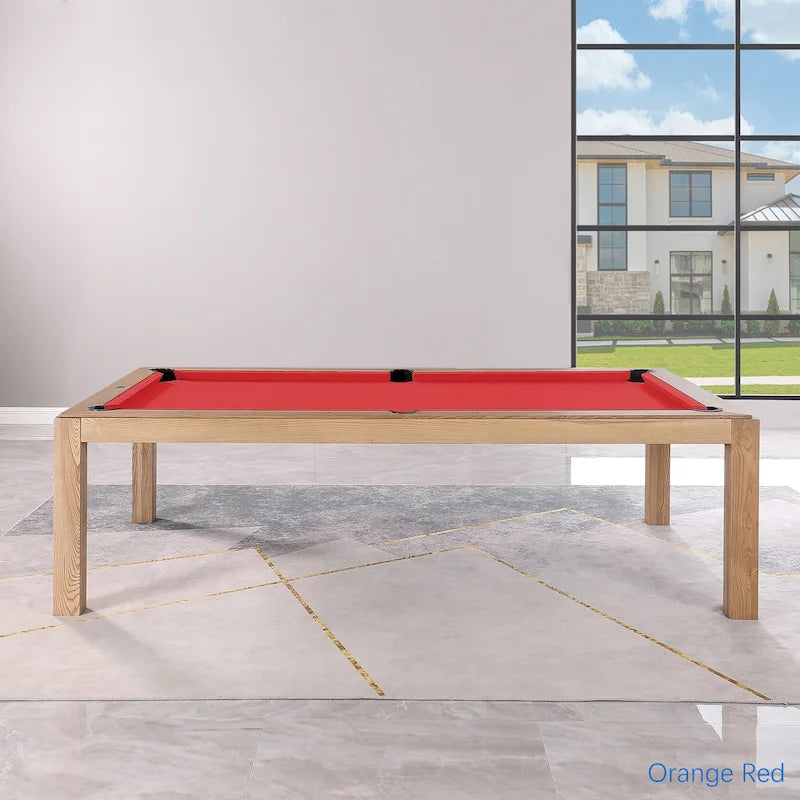Table de billard convertible en table à manger Olivia 8 pieds Vintage Ash