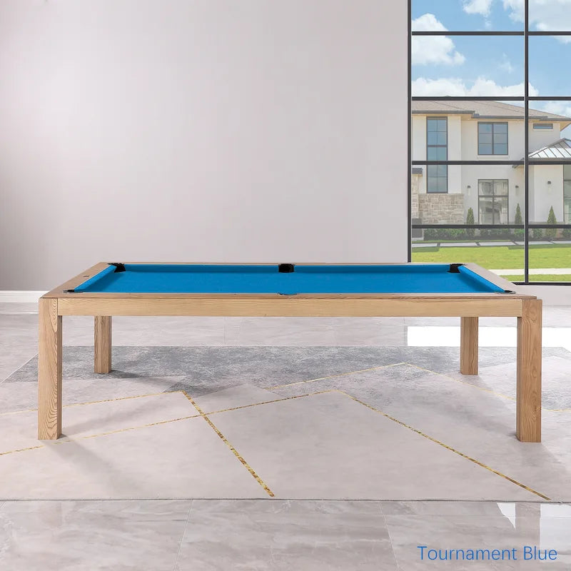 Table de billard convertible en table à manger Olivia 8 pieds Vintage Ash