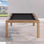 Table de billard convertible en table à manger Olivia 8 pieds Vintage Ash