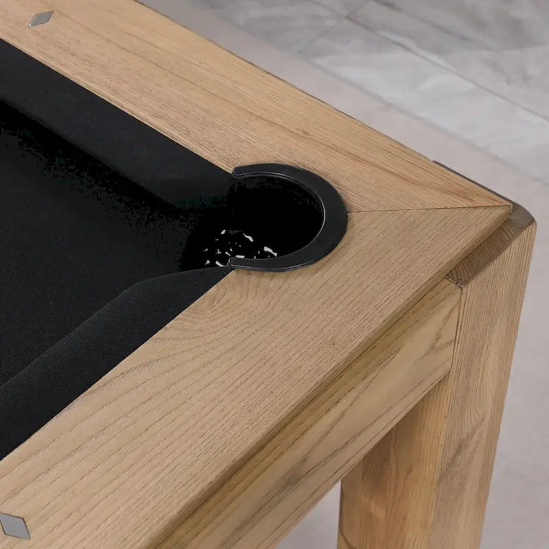 Table de billard convertible en table à manger Olivia 8 pieds Vintage Ash